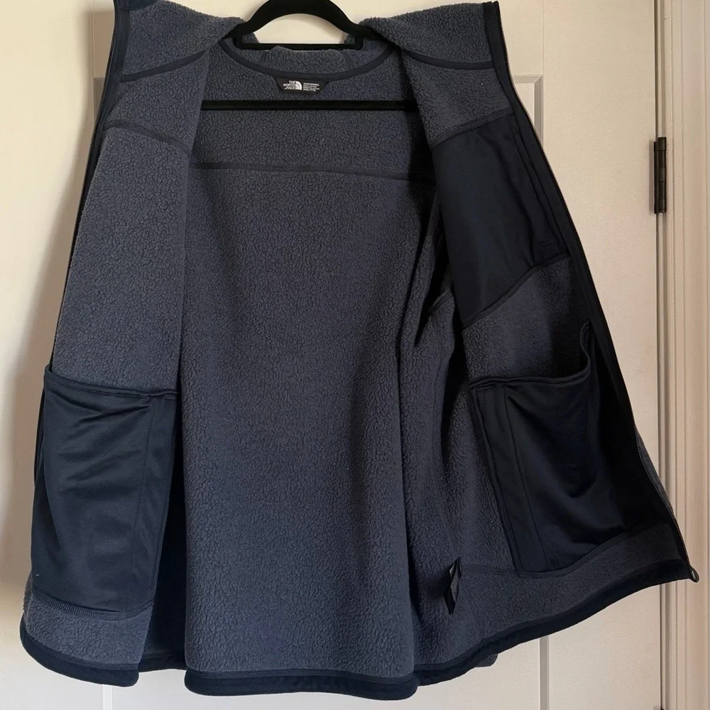 The North Face Navy Full-Zip Jacket
